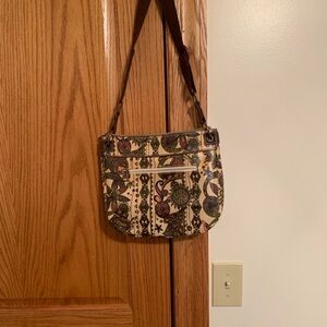 Sacroot cross body zipper purse and tru fold wallet